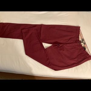 H&M dress pants burgundy